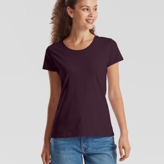 Women's Iconic 195 ringspun premium t-shirt in Azure Blue - North Print Workwear