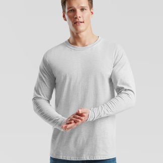 Iconic 195 ringspun premium long sleeve T in Black* - North Print Workwear