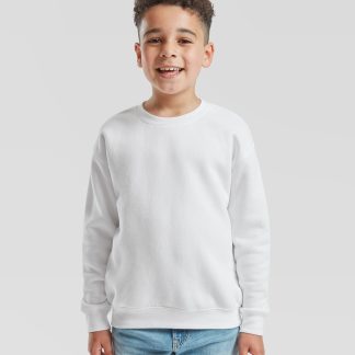 Kids premium set-in sweatshirt in Black - North Print Workwear