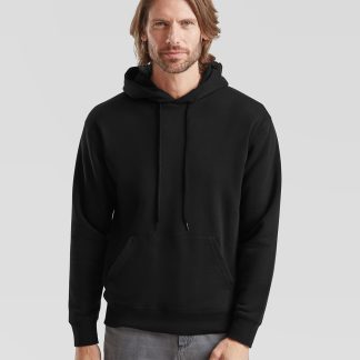 Premium 70/30 hooded sweatshirt in Black* - North Print Workwear
