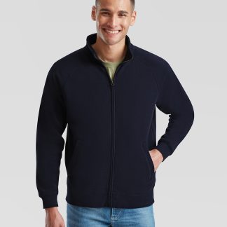 Premium 70/30 sweatshirt jacket in Black - North Print Workwear