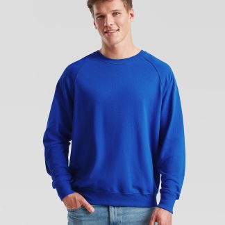 Lightweight raglan sweatshirt in Black - North Print Workwear