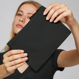 Woven pencil case (STAU764) in Black - North Print Workwear