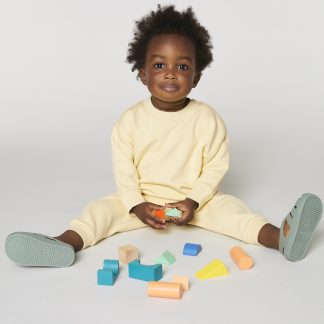Baby Changer terry crew neck sweatshirt (STSB920) in Blue Soul - North Print Workwear