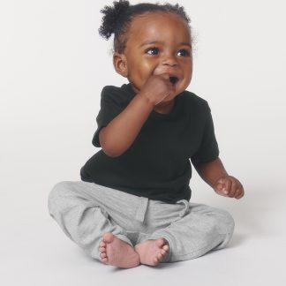 Baby Creator iconic babies' t-shirt (STTB918) in Black - North Print Workwear