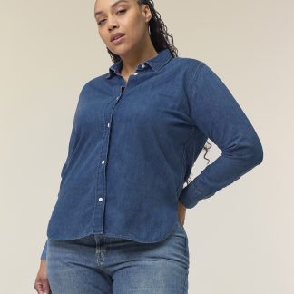 Stella denim shirt (STWW970) in Light Wash - North Print Workwear