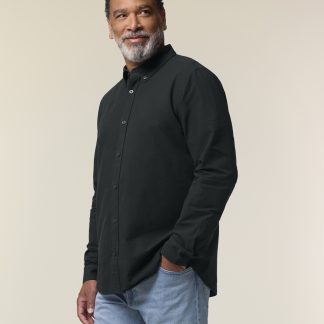 Stanley Oxford shirt (STWM968) in Anthracite - North Print Workwear