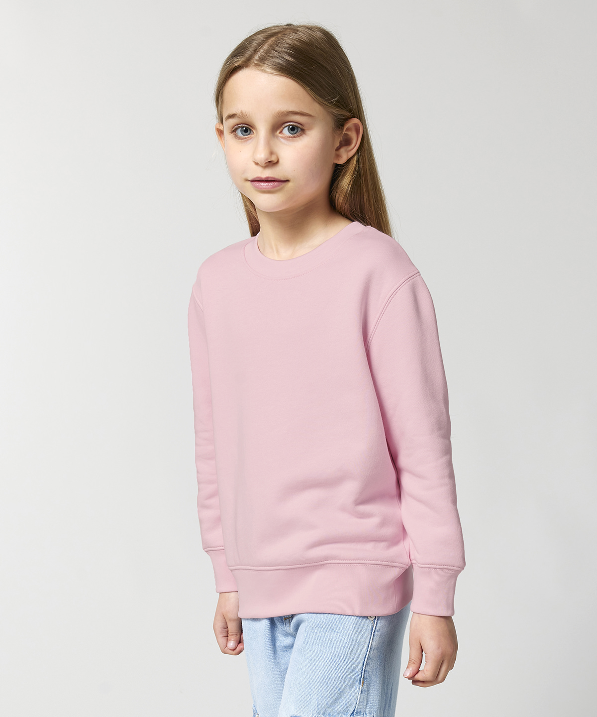 Kids Mini Changer 2.0 iconic crew neck sweatshirt (STSK181) in Black - North Print Workwear