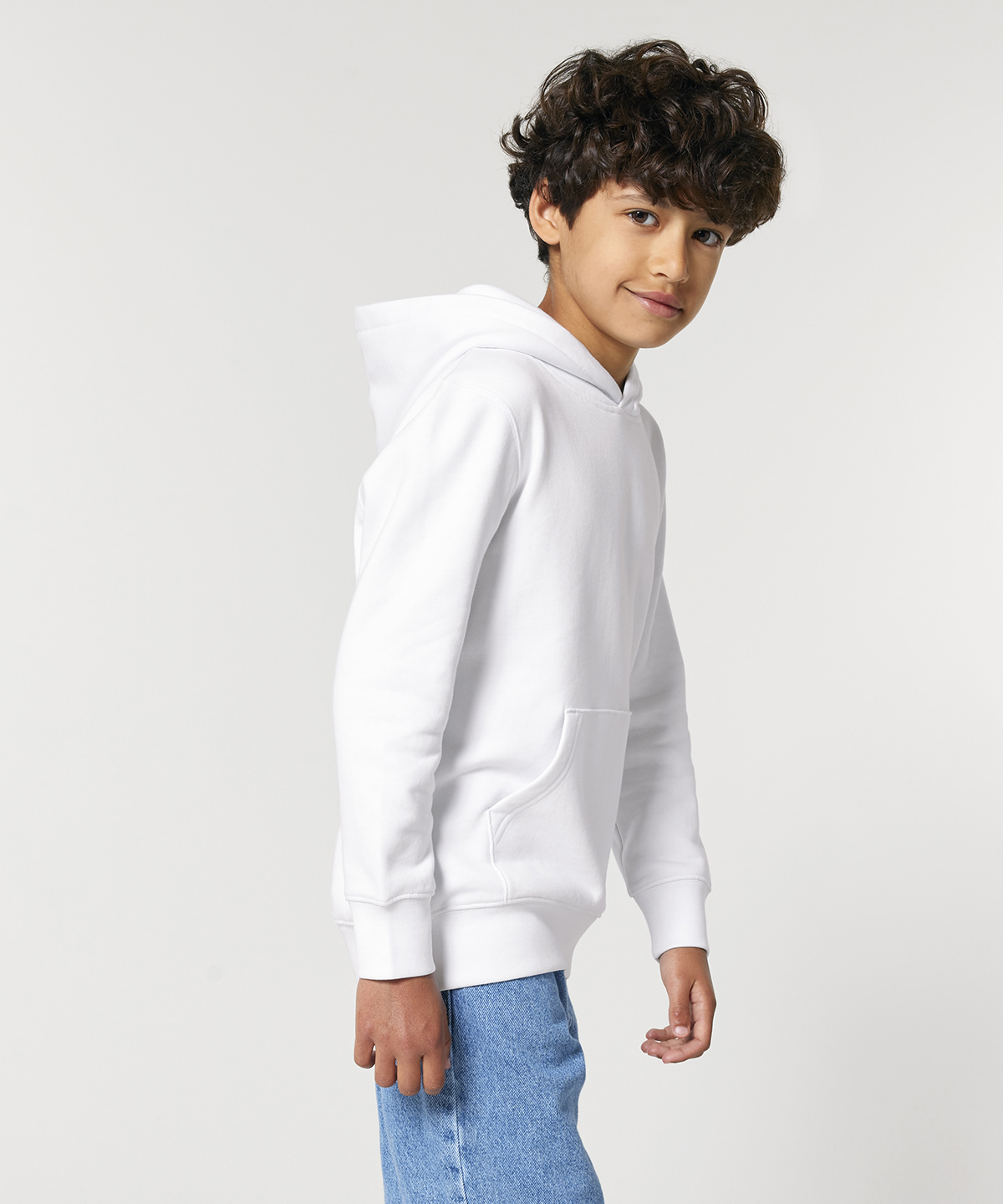Kids Mini Cruiser 2.0 iconic hoodie sweatshirt (STSK180) in Aloe - North Print Workwear