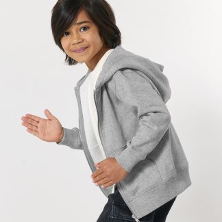 Kids Mini Cultivator 2.0 iconic zip-thru hoodie sweatshirt (STSK182) in Black - North Print Workwear
