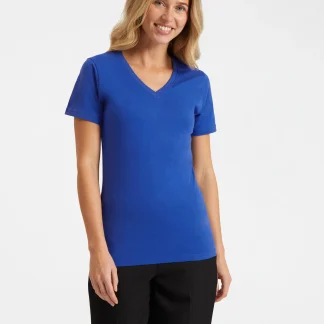 180GSM Ladies Classic V-Neck T-Shirt
