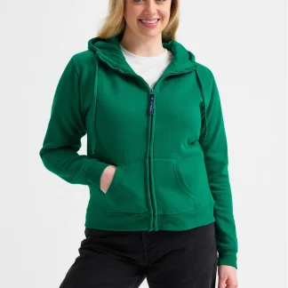 300GSM Ladies Classic Full Zip Hooded Sweatshirt