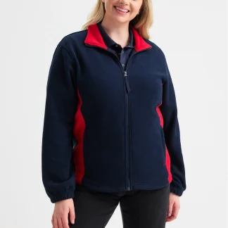 280GSM Two Tone Full Zip Fleece Jacket