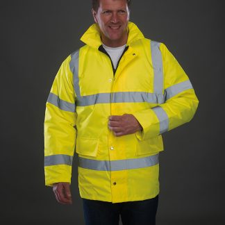 Hi-vis classic motorway jacket (HVP300) in Orange - North Print Workwear